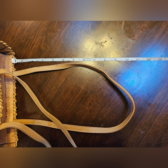 Vtg Wicker Woven St. John's Bay Palm Small Handbag Pre-owned - Picture 14 of 15